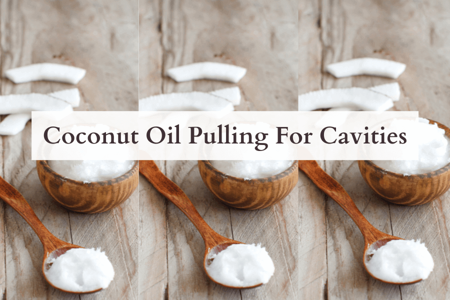 Coconut oil pulling for cavities